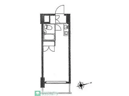 メゾン・ド・ヴェリテ(ワンルーム/3階)の間取り写真
