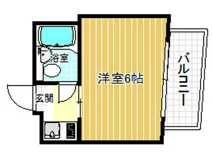 ラコンテ スィエル(1K/3階)の間取り写真