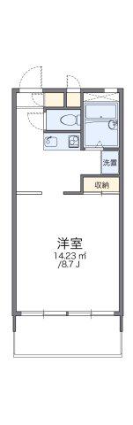 レオパレスネイチャ-(1K/3階)の間取り写真
