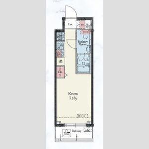 RESIDENCE IRUMA(ワンルーム/7階)の間取り写真