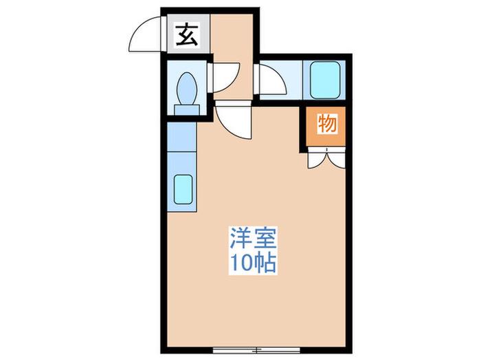 メゾン一刻館(ワンルーム/2階)の間取り写真