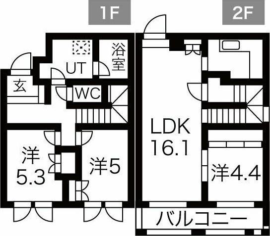アルファレジデンス琴似(3LDK/1階)の間取り写真