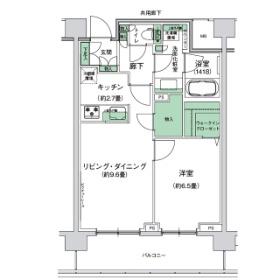 スタイリオ梶が谷(1LDK/5階)の間取り写真
