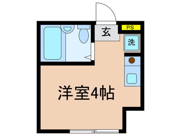GAP池袋(ワンルーム/1階)の間取り写真