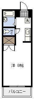 サンコート神宮東(ワンルーム/5階)の間取り写真
