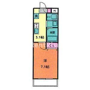 A・CITY一宮三条(1K/4階)の間取り写真
