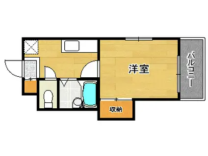 リファレンス葉山(1K/3階)の間取り写真