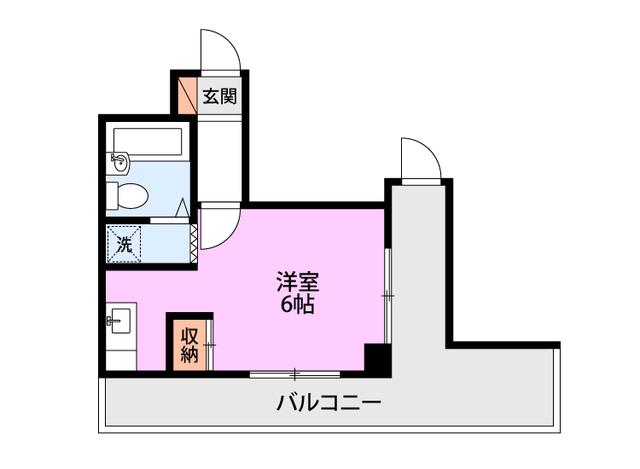 リバティプラザ本町(ワンルーム/9階)の間取り写真