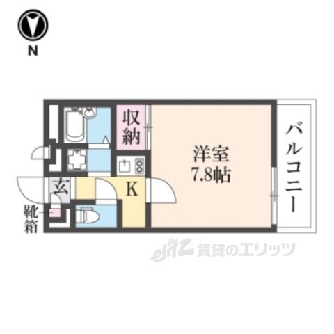 レオパレス曙(1K/2階)の間取り写真