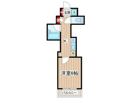 グレースリセ(1K/2階)の間取り写真
