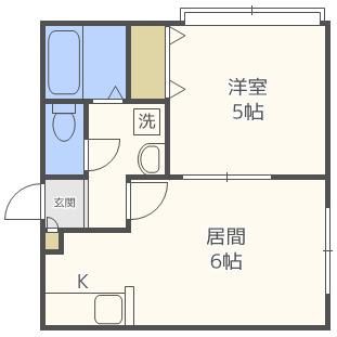 エクセレント30(1LDK/3階)の間取り写真