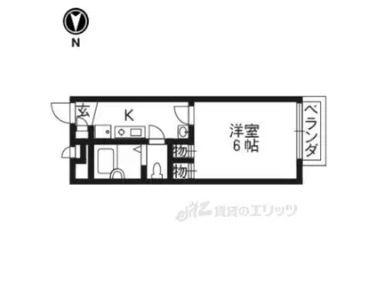 レオパレス 和泉VIII(1K/2階)の間取り写真