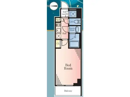 リージア亀戸(1K/3階)の間取り写真