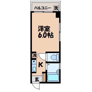 アリスガーデン(1K/3階)の間取り写真