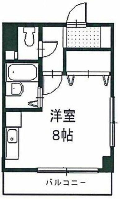 グランディオSK(ワンルーム/3階)の間取り写真