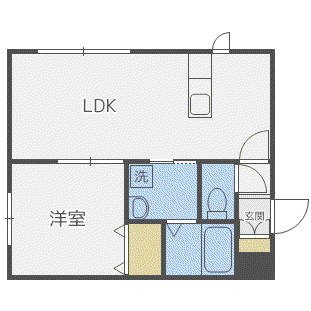 G DREAM(1LDK/2階)の間取り写真