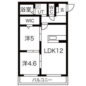 アステローペASTEROPE(2LDK/3階)の間取り写真