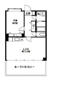 シティスパイアー横浜和田町(1LDK/2階)の間取り写真