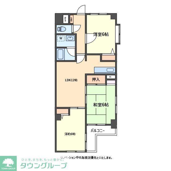 BARKAROLEB(3LDK/3階)の間取り写真