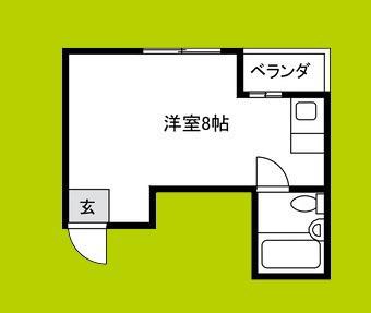 フォレスト新大阪(ワンルーム/4階)の間取り写真