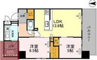 CREST COURT DOSHIN(2LDK/3階)の間取り写真