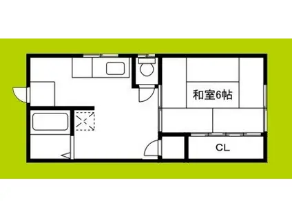 オーナーズマンション栄(1DK/3階)の間取り写真