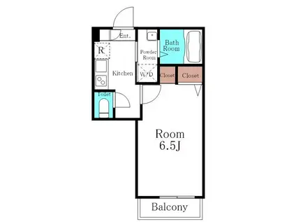 蕨市塚越計画(1K/1階)の間取り写真