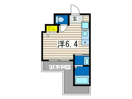 プランド-ル金沢八景(ワンルーム/2階)の間取り写真