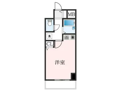 プランドールマサキ(ワンルーム/7階)の間取り写真