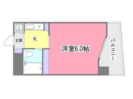 リエス清瀬(1K/2階)の間取り写真