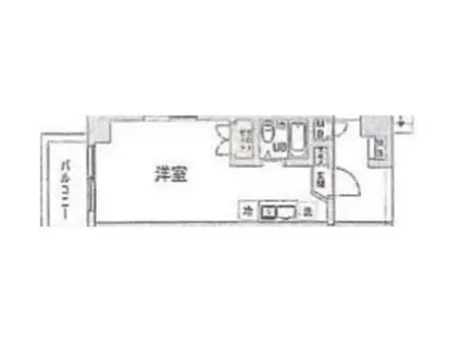 三友コーポ(ワンルーム/2階)の間取り写真