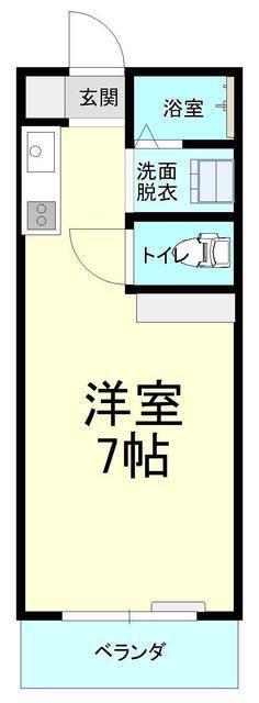 メゾンドモウリ(ワンルーム/4階)の間取り写真