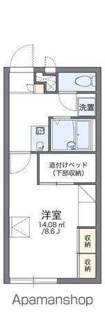 レオパレス源藤IV(1K/1階)の間取り写真