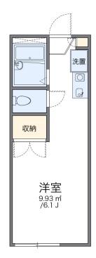 レオパレス橋本(1K/2階)の間取り写真