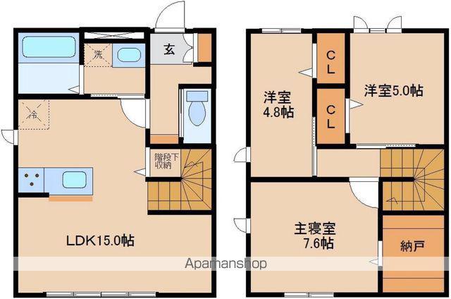 FRIEDEN(3LDK/1階)の間取り写真