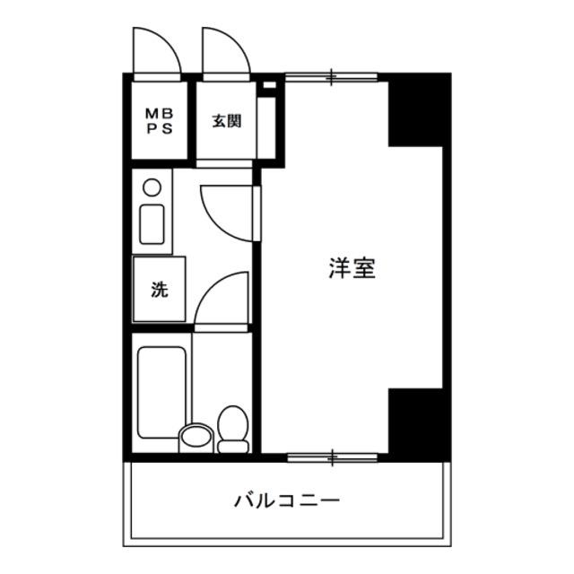 クリオ大和壱番館(1K/3階)の間取り写真