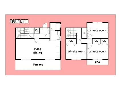 エスポワール壱番館(3LDK/1階)の間取り写真