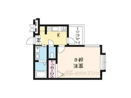 メゾンサクセス(1K/2階)の間取り写真