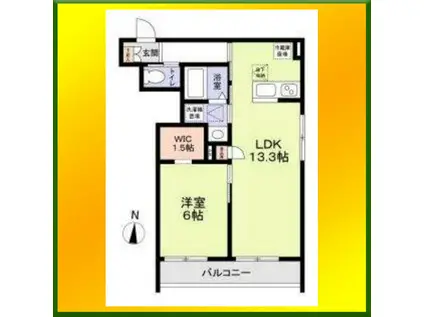 西東京市保谷町1丁目計画(1LDK/2階)の間取り写真