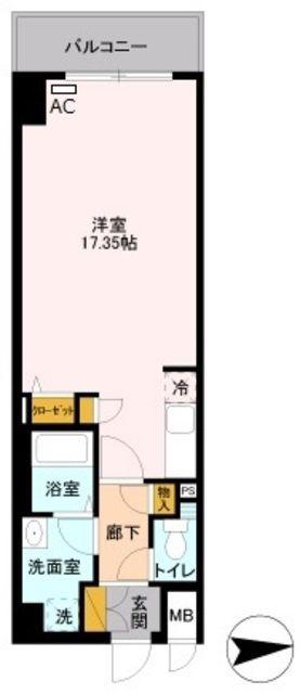 D-ROOM STAY 両国(ワンルーム/9階)の間取り写真