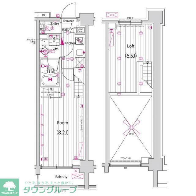 ガーラプレシャス練馬(1K/7階)の間取り写真