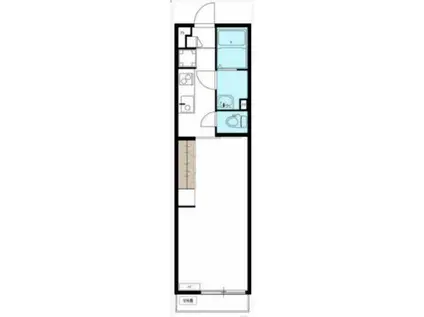 リブリ・朝霞A(1K/2階)の間取り写真