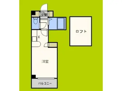 コスモレジデンス北加賀屋II(1K/4階)の間取り写真