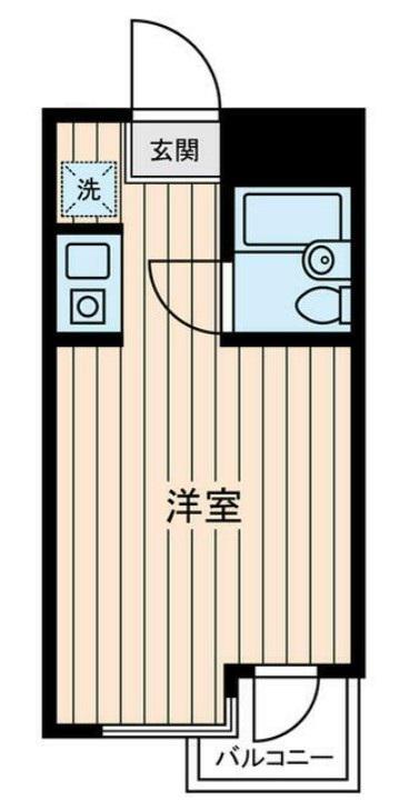 目白ヒルズレジデンス(ワンルーム/3階)の間取り写真