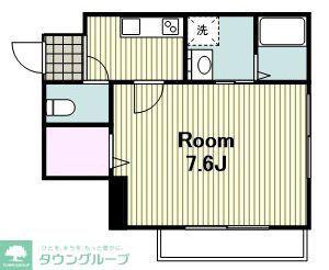 MAISON・DE・BON(1K/1階)の間取り写真