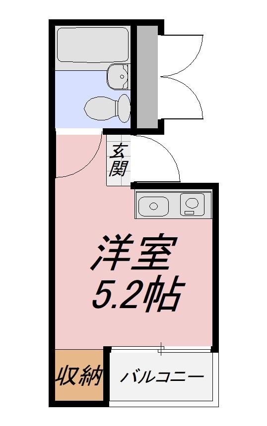 シャルマンアイランド88(ワンルーム/3階)の間取り写真