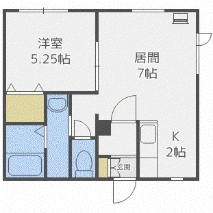 セレンディプティ(1LDK/3階)の間取り写真
