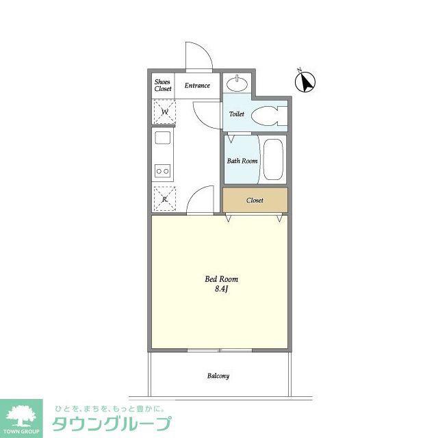 AYUTAKAII(1K/2階)の間取り写真