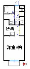 フレッツァ広畑(ワンルーム/1階)の間取り写真
