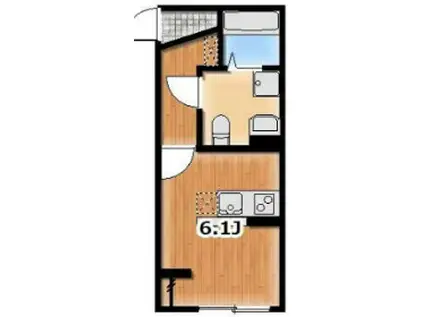 AMBITION備後西(ワンルーム/3階)の間取り写真